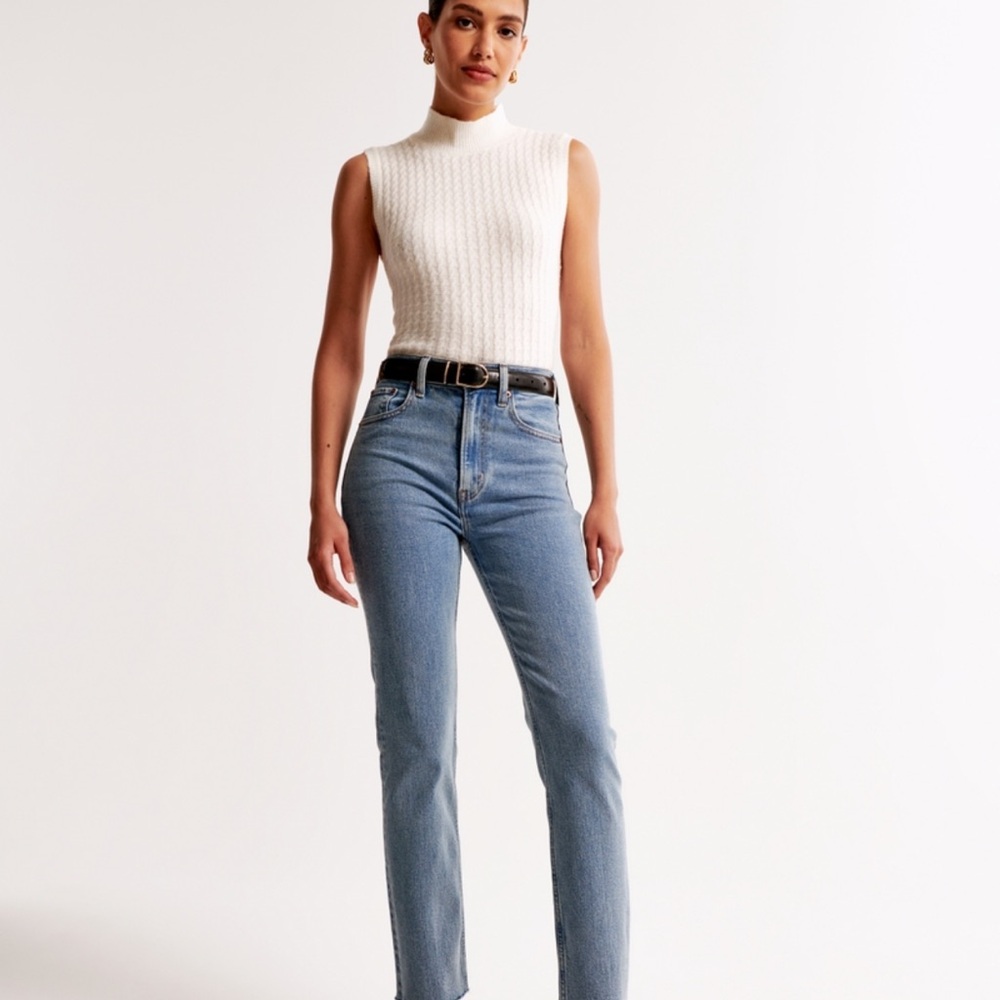 Abercrombie & Fitch High Rise Blue Jeans